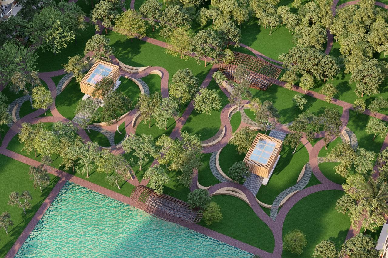 Balcony view of the project